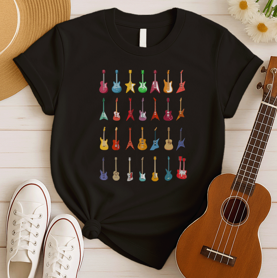 Guitar Collection Guitar Player Tshirt