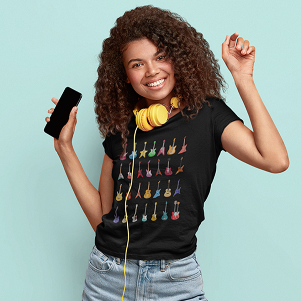 Guitar Collection Guitar Player Tshirt