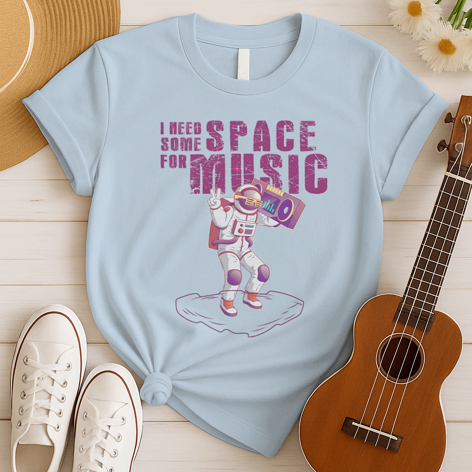 Space Themed Music Tshirt