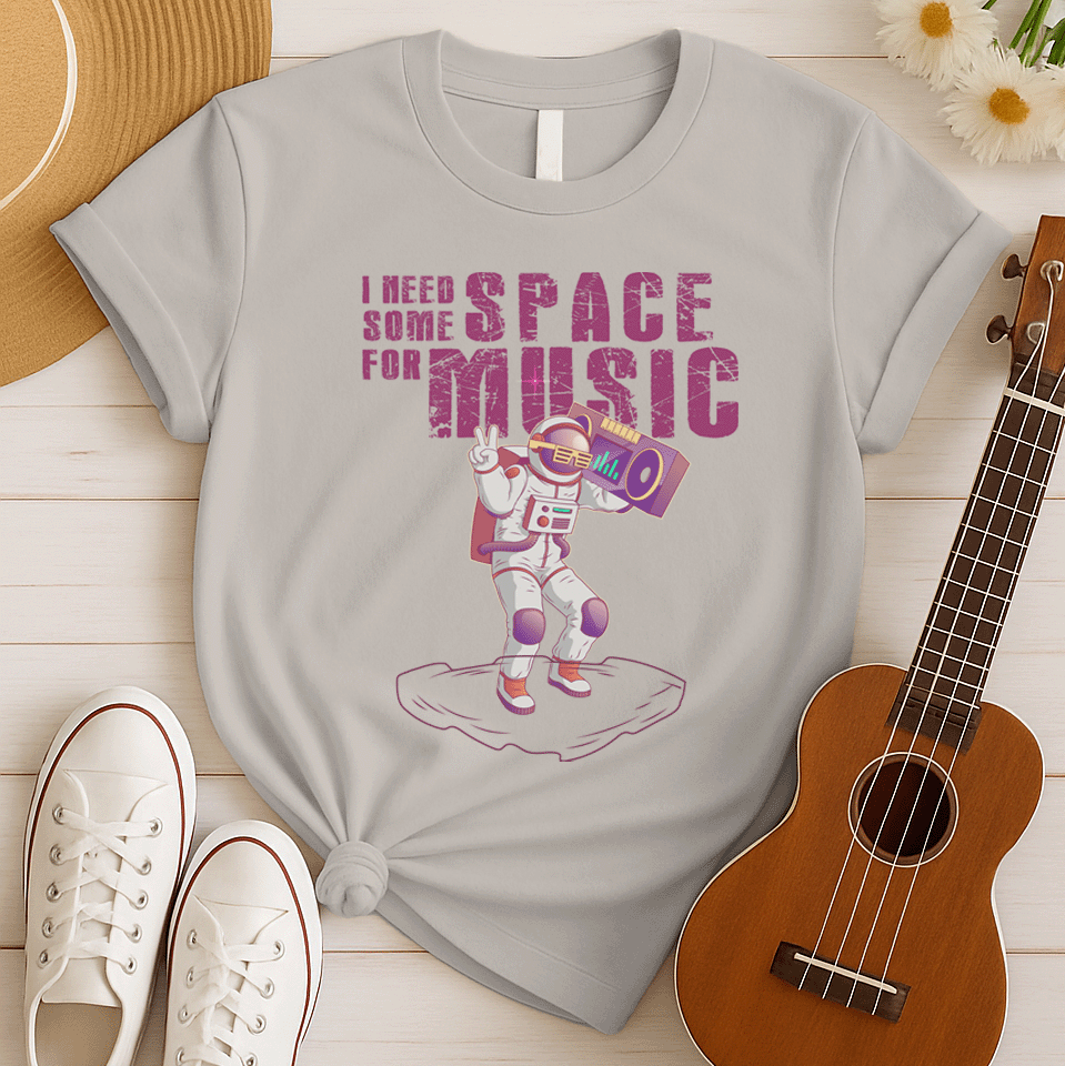 Space Themed Music Tshirt