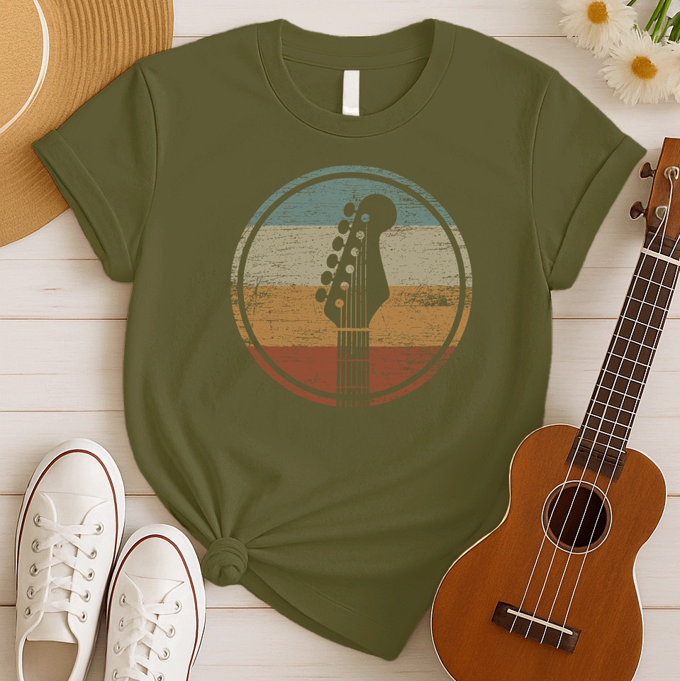 Grunge Guitar Lover USA Tshirt