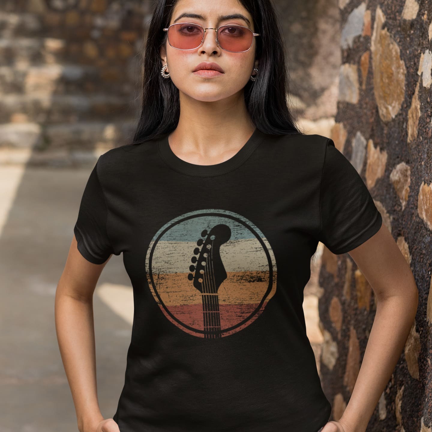 Retro Guitar Vibe | Classic Rock Tshirt