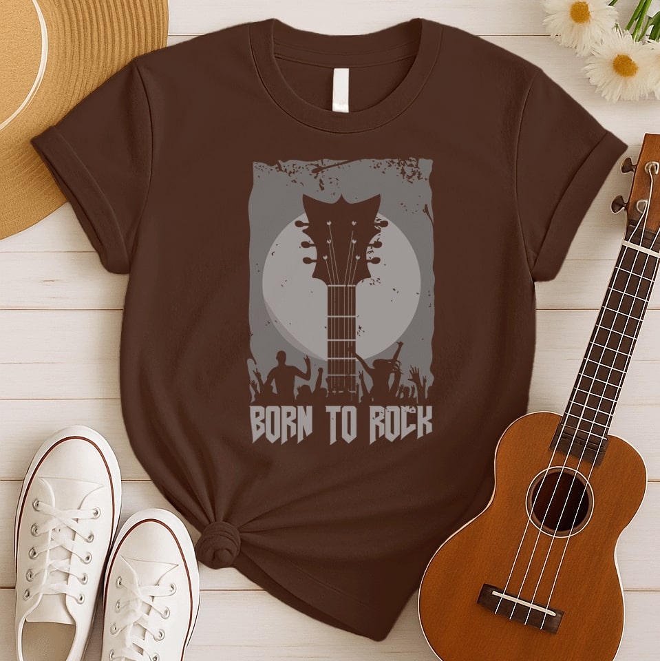 Born to Rock Guitarist | Concert Fan Tshirt