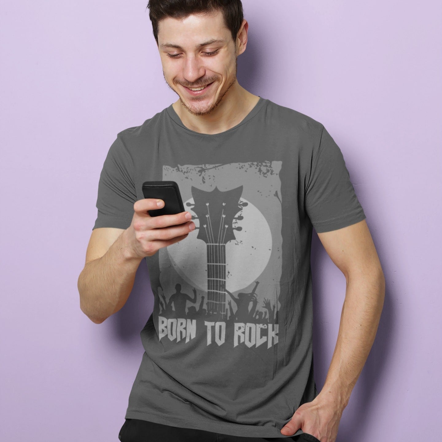 Born to Rock Guitarist | Concert Fan Tshirt