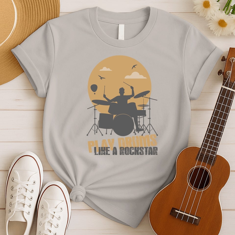 Drummer Beats Hard | Drums Fan Tshirt