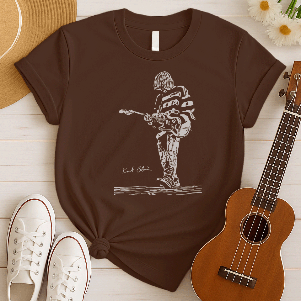 Kurt Cobain Rock Band Tshirt