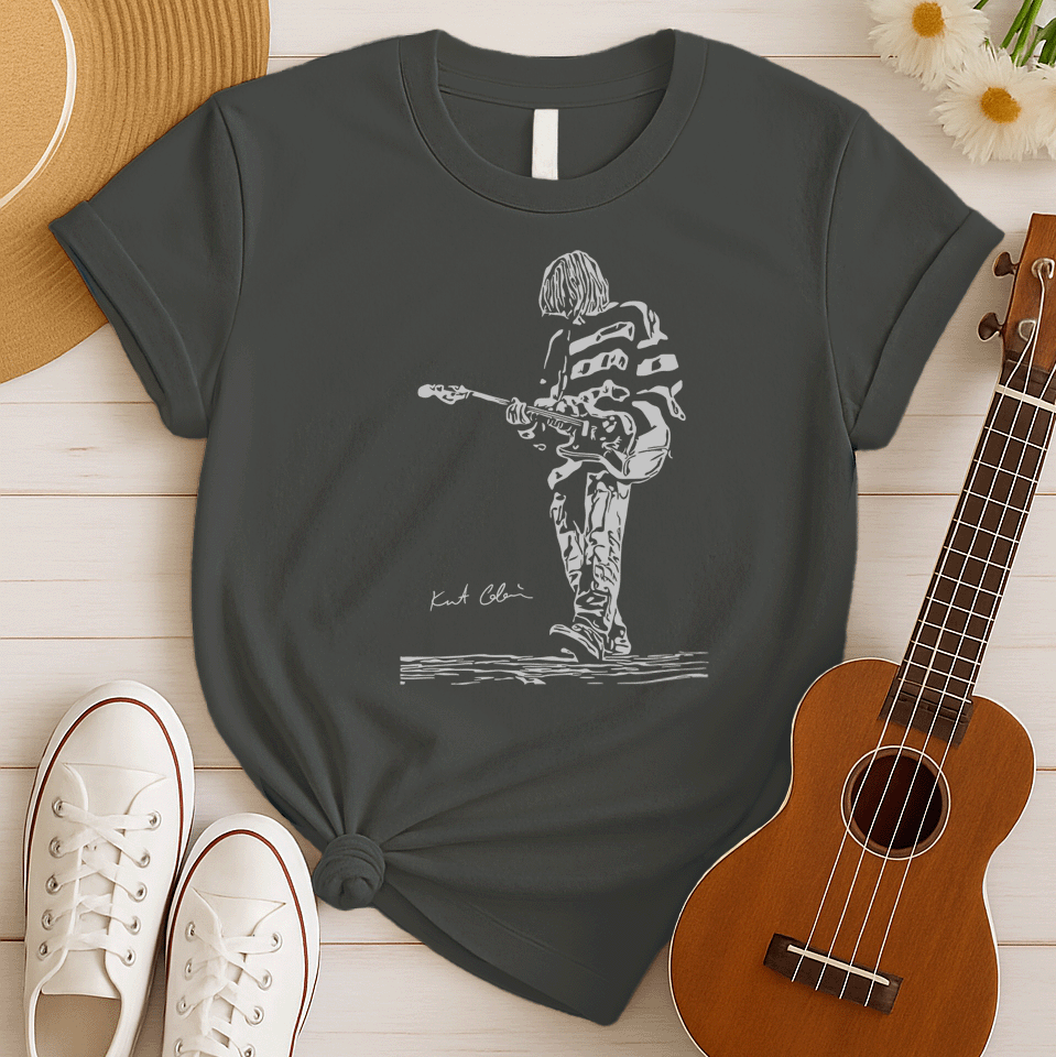 Kurt Cobain Rock Band Tshirt