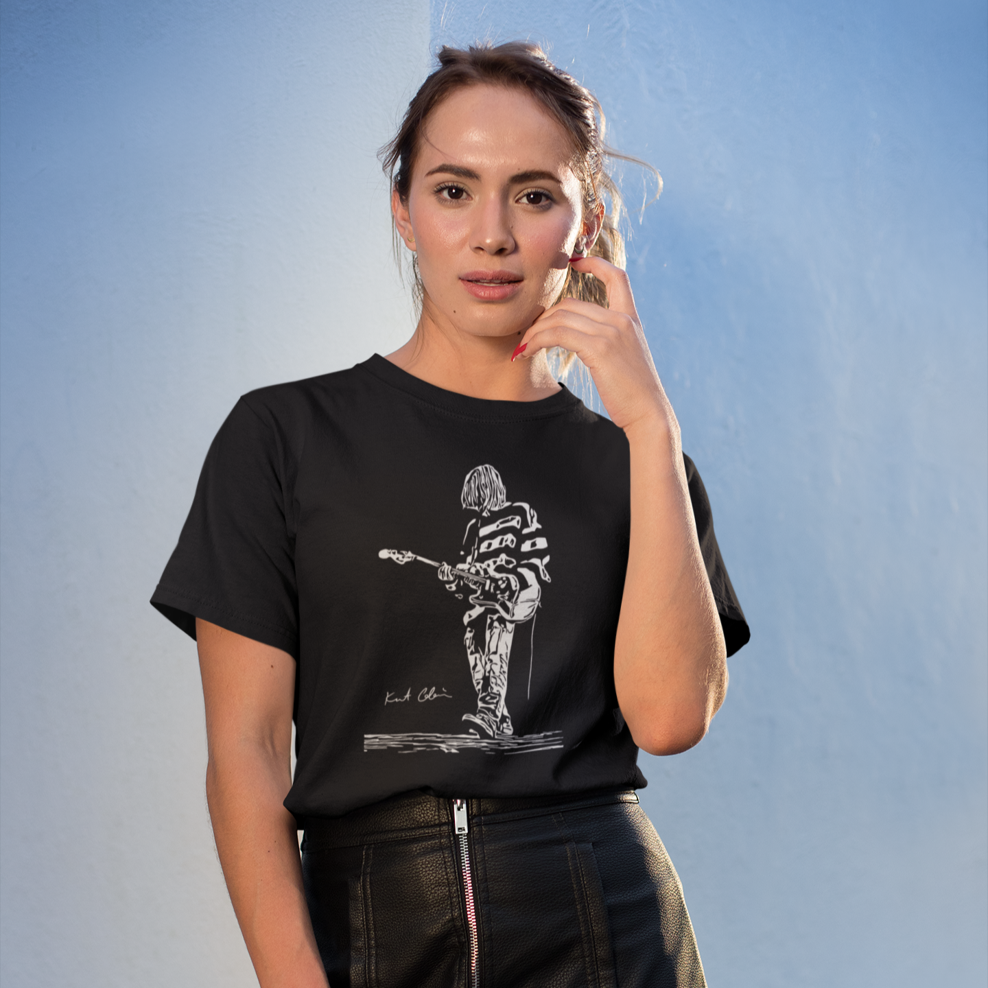 Kurt Cobain Rock Band Tshirt