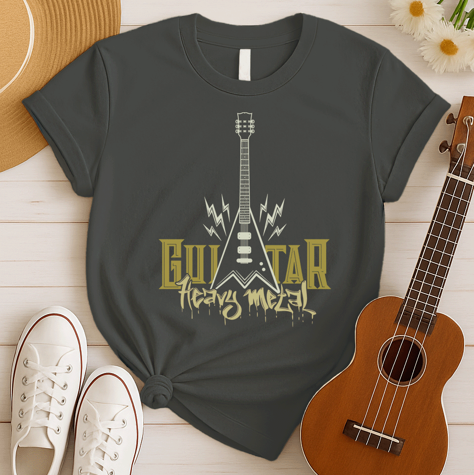 Electric Guitar Heavy Metal Tshirt
