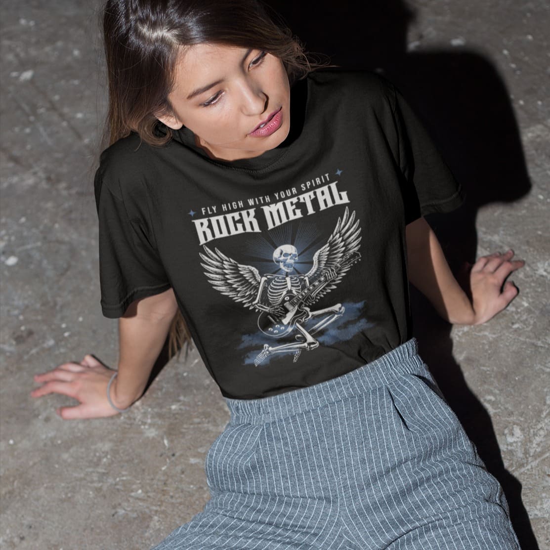 Rock Guitarist's Spirit | Heavy Metal Fan Tshirt