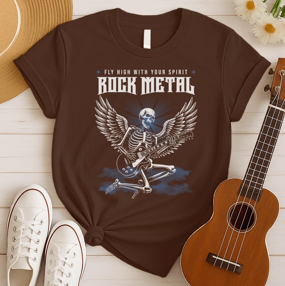 Rock Guitarist's Spirit | Heavy Metal Fan Tshirt