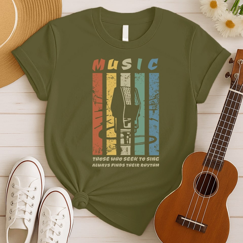 Finding Your Rhythm | Music Passion Tshirt