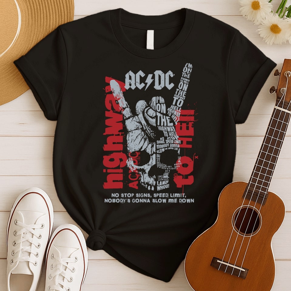 Highway To Hell Song | AC/DC Fan Tshirt