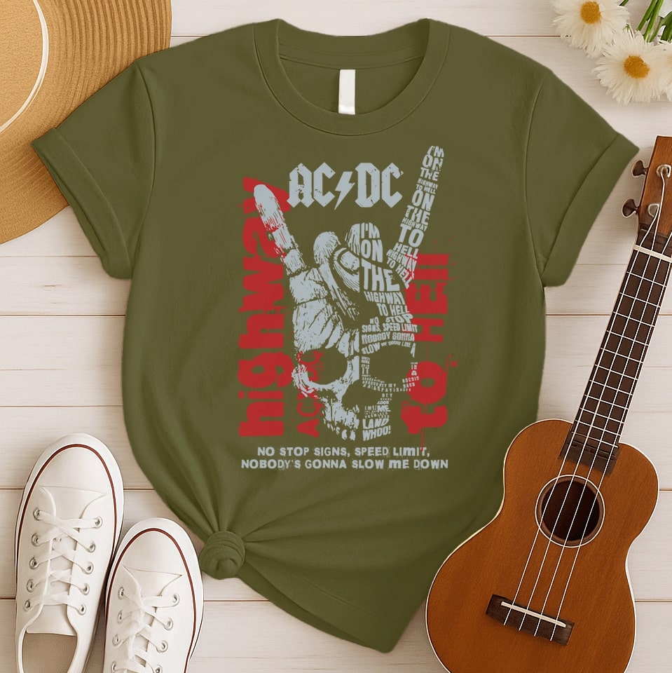 Highway To Hell Song | AC/DC Fan Tshirt