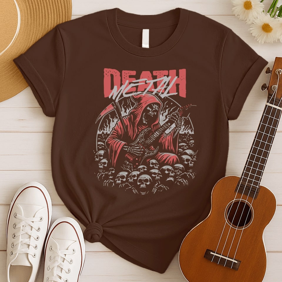 Death Metal Reaper | Guitar Player Tshirt