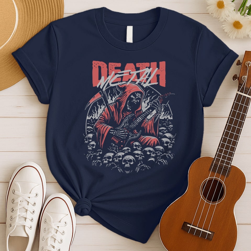 Death Metal Reaper | Guitar Player Tshirt