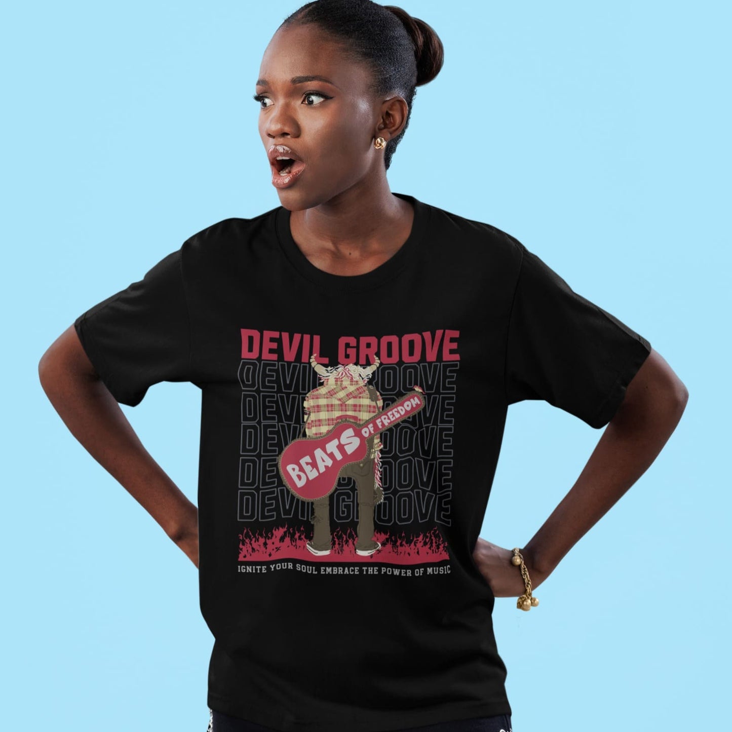 Beats Of Freedom | Rock Music Tshirt