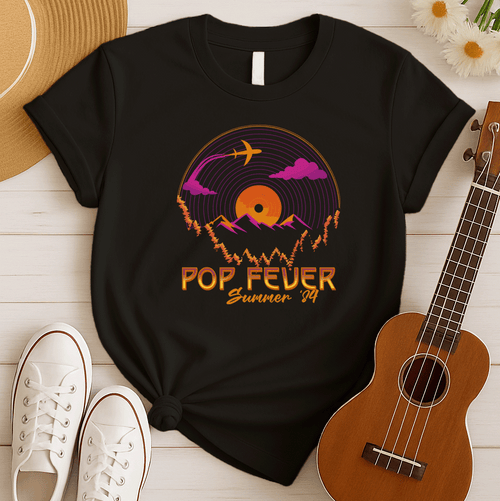 Pop Music Fever | 80's Summer Music Tshirt