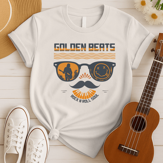 Golden Beats | Retro Rock n Roll Tshirt