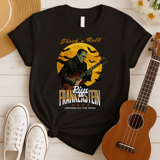 Frankenstein Riffs | Shock N Roll Guitar Tshirt