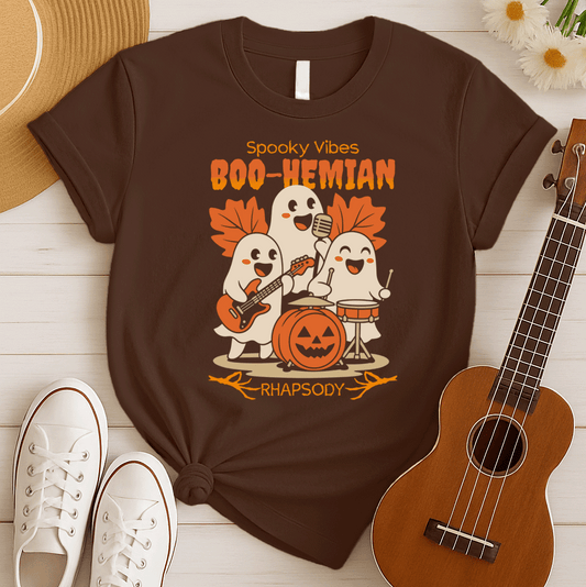 Boo-hemian Rhapsody | Spooky Ghost Band Tshirt