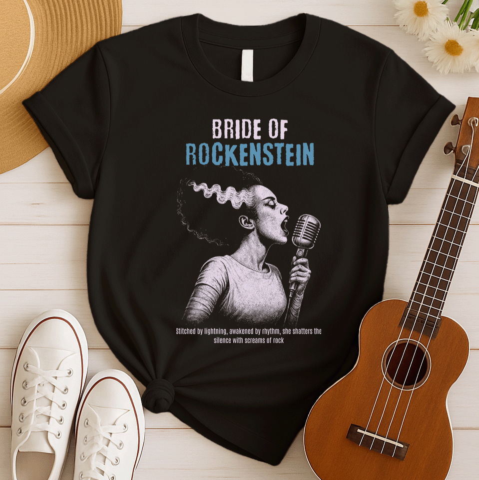 Bride of Rockenstein | Halloween Singer Tshirt