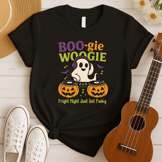 Boo-gie Woogie DJ | Nightparty Halloween Tshirt