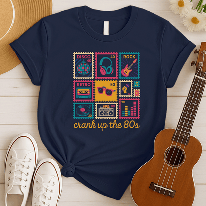 80s Music Disco | Retro Stamp Tshirt