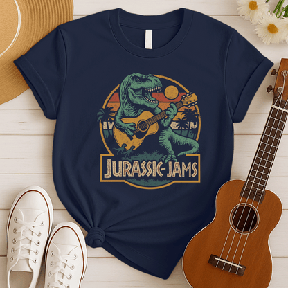 Dino Guitarist | Jurassic Jams Tshirt