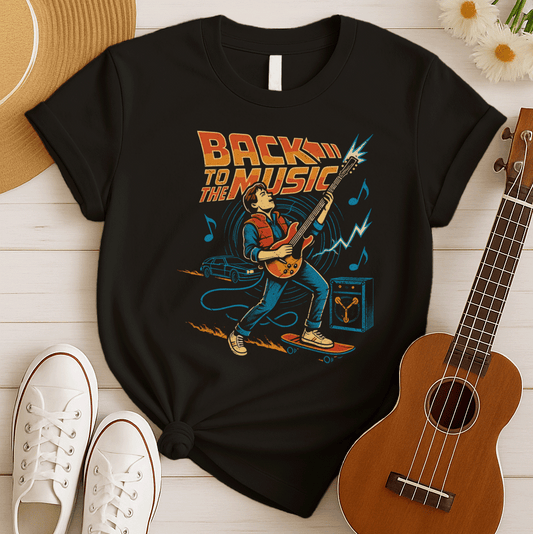 Back To The Music | Retro 80s Tshirt