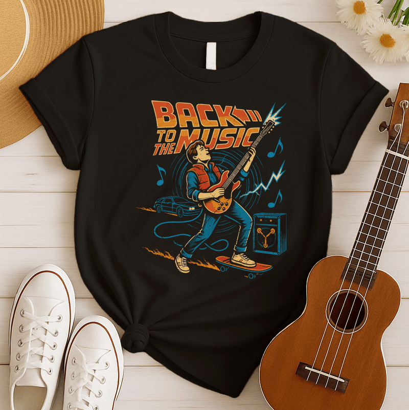 Back To The Music | Retro 80s Tshirt