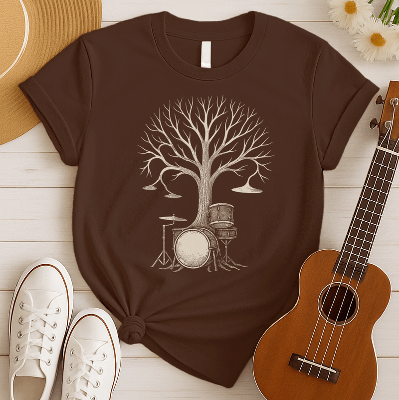 Drum Kit Tree | Drummer Gift Tshirt