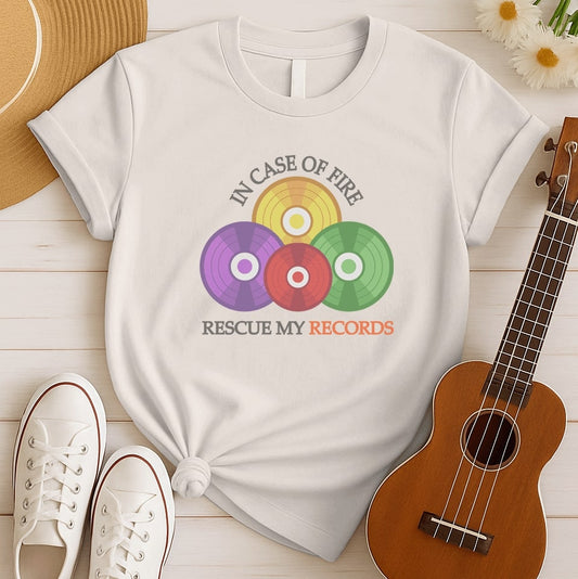 Rescue My Records | Record Lover Tshirt