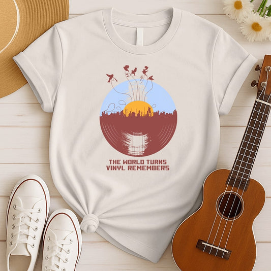 Vinyl Keeps Memories | Timeless Music Tshirt