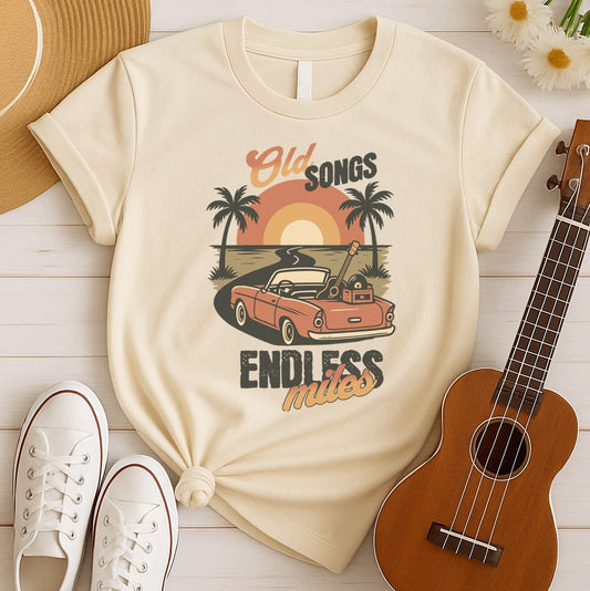 Old Songs Endless Miles | Vintage Tshirt