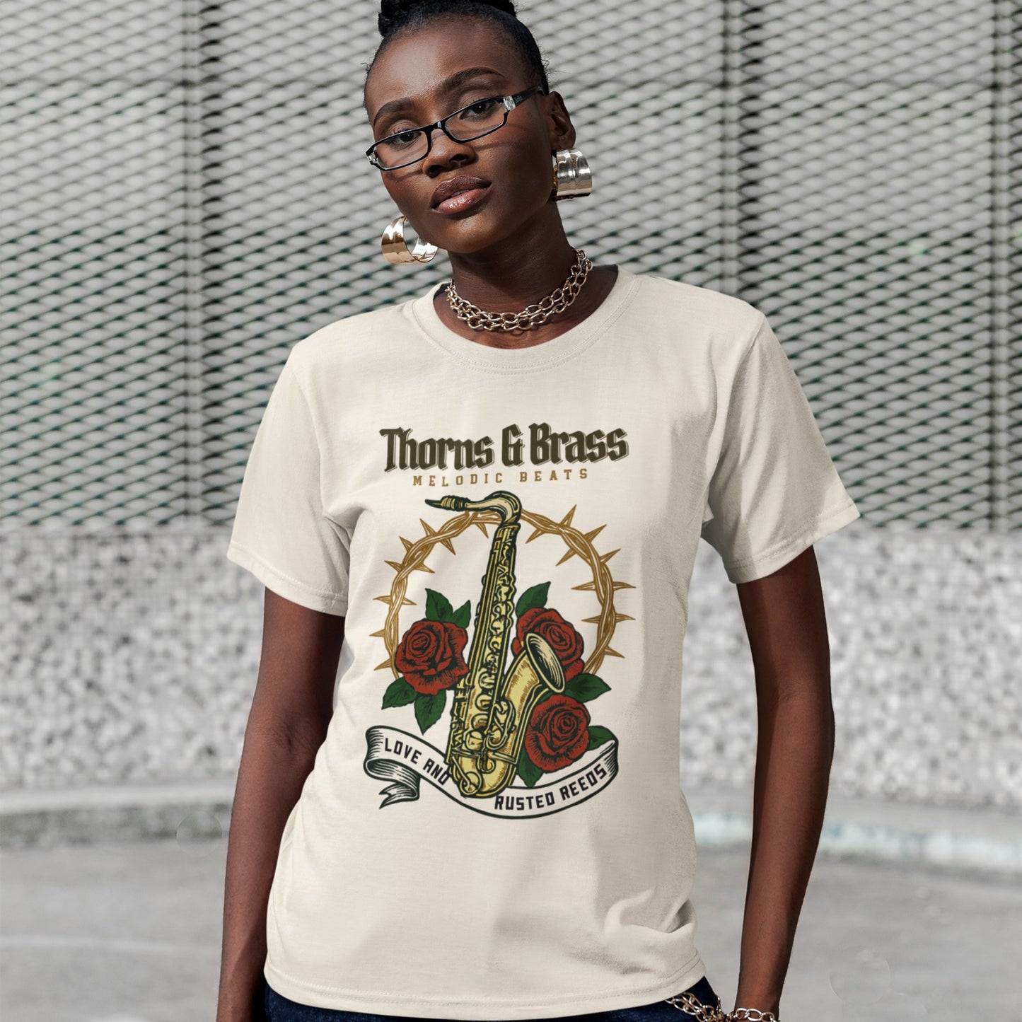 Thorns & Brass | Jazz Music Tee