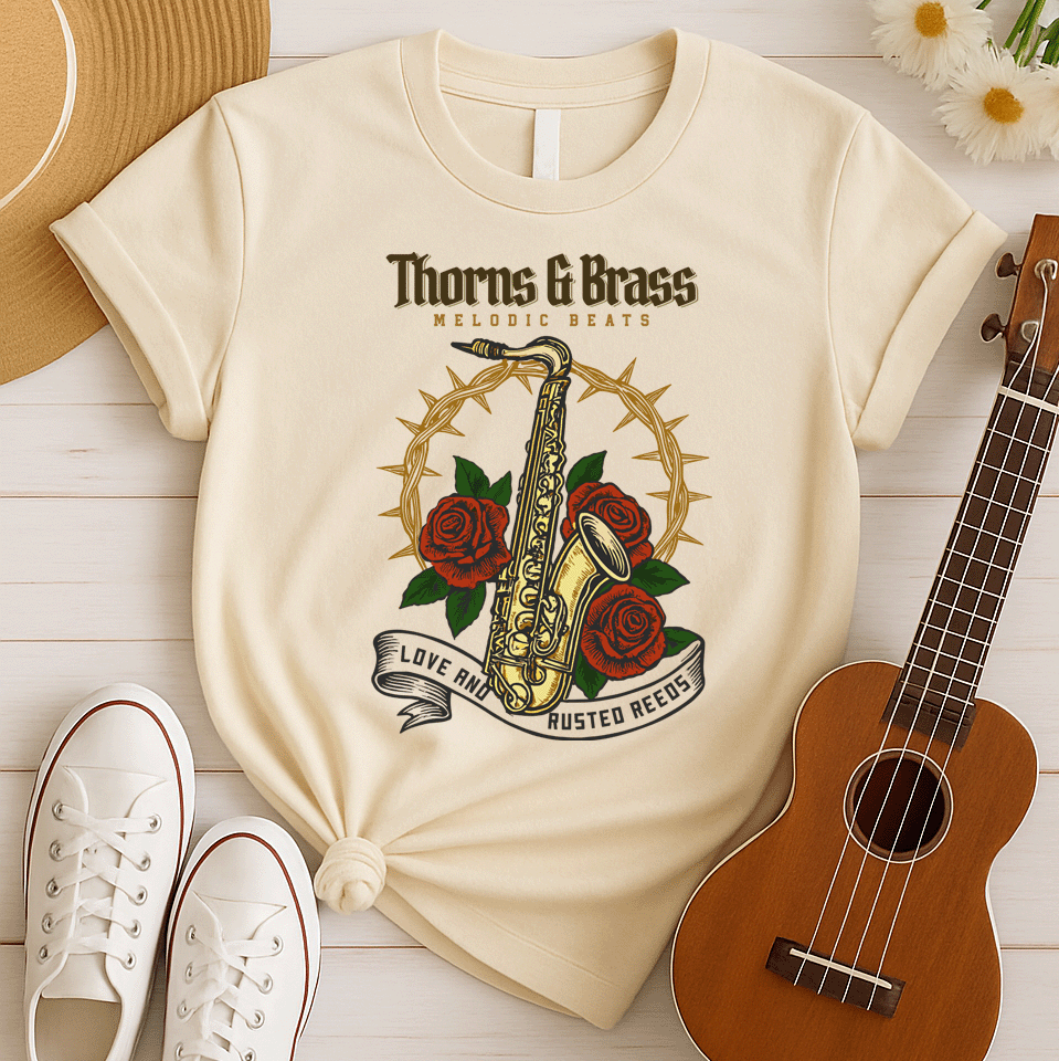 Thorns & Brass | Jazz Music Tee