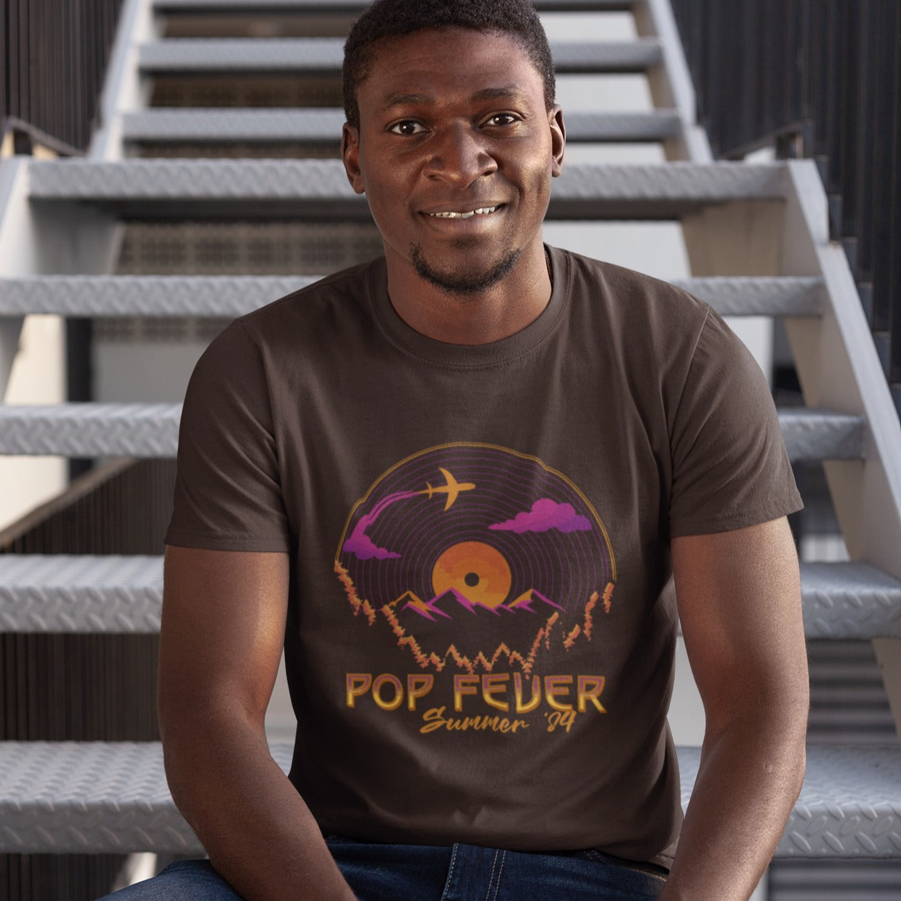 Pop Music Fever | 80's Summer Music Tshirt