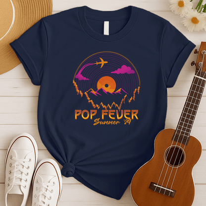 Pop Music Fever | 80's Summer Music Tshirt