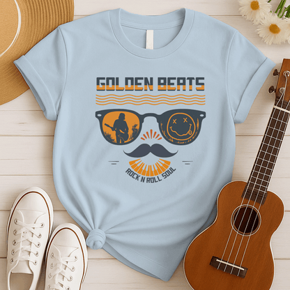 Golden Beats | Retro Rock n Roll Tshirt