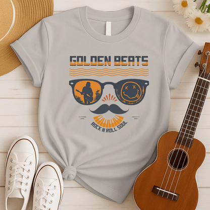Golden Beats | Retro Rock n Roll Tshirt