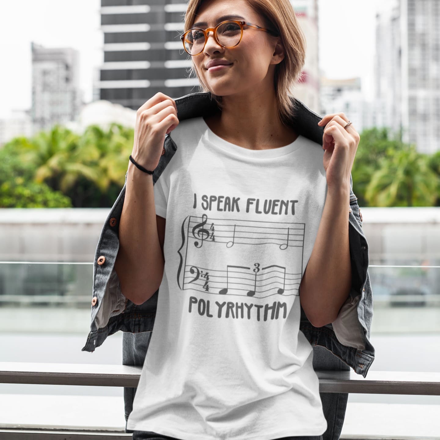 I Speak Fluent Polyrhythm | Music Theory Humor Tee