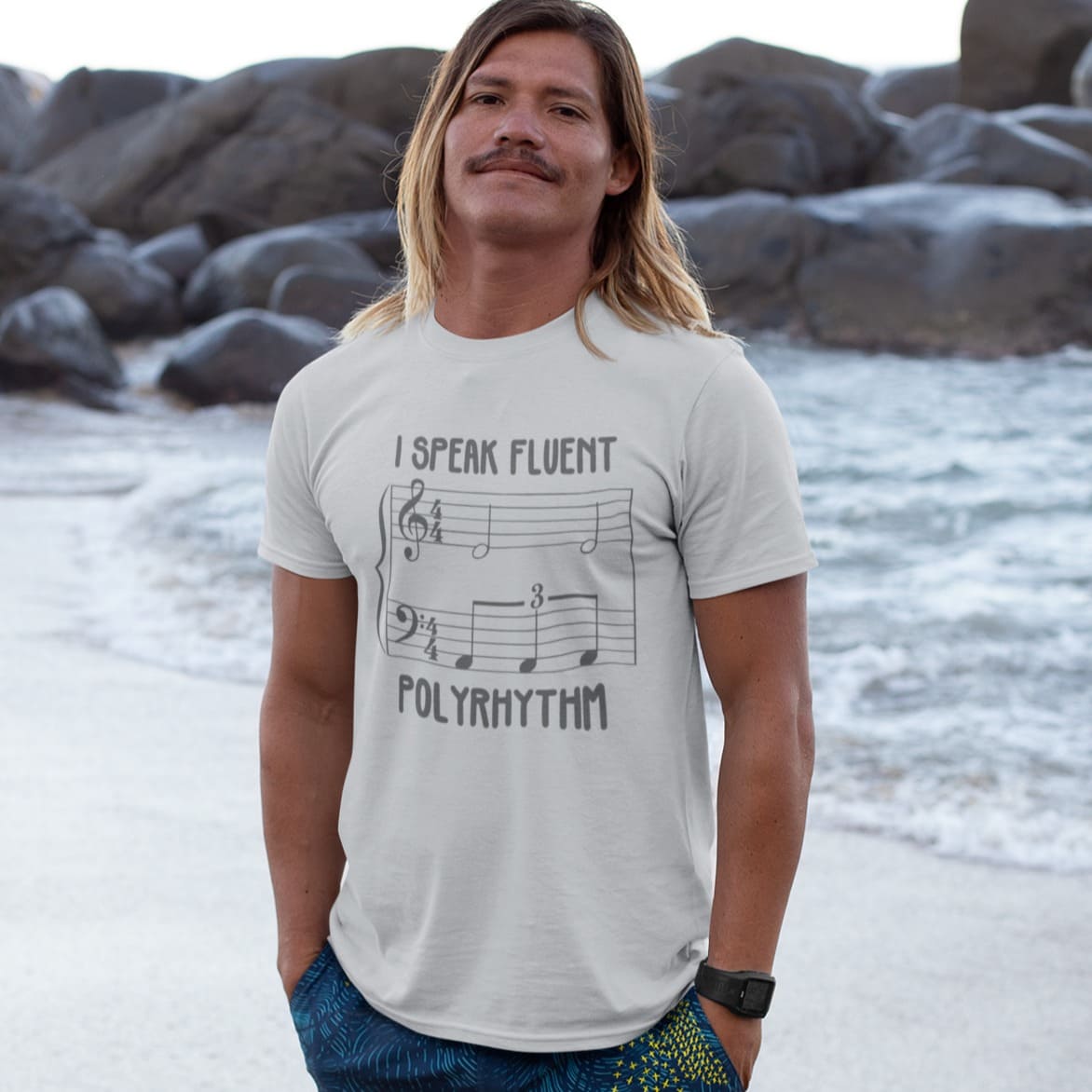 I Speak Fluent Polyrhythm | Music Theory Humor Tee