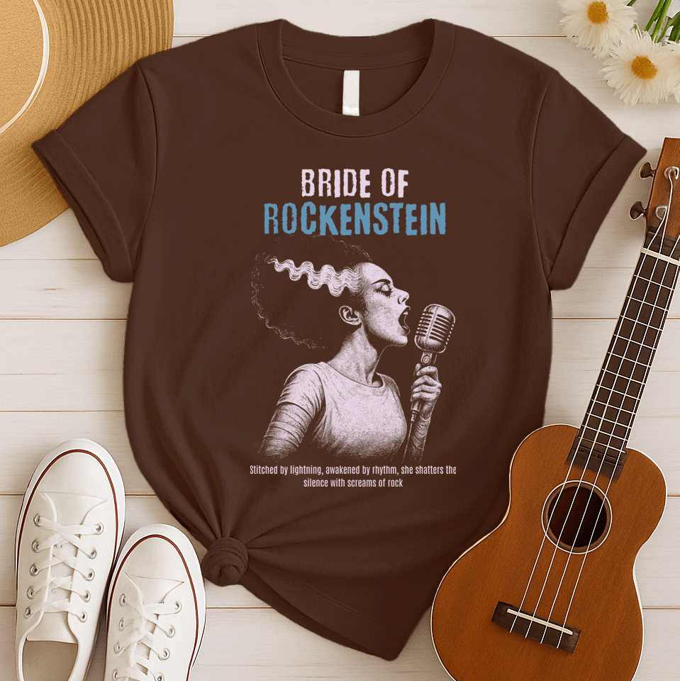 Bride of Rockenstein | Halloween Singer Tshirt