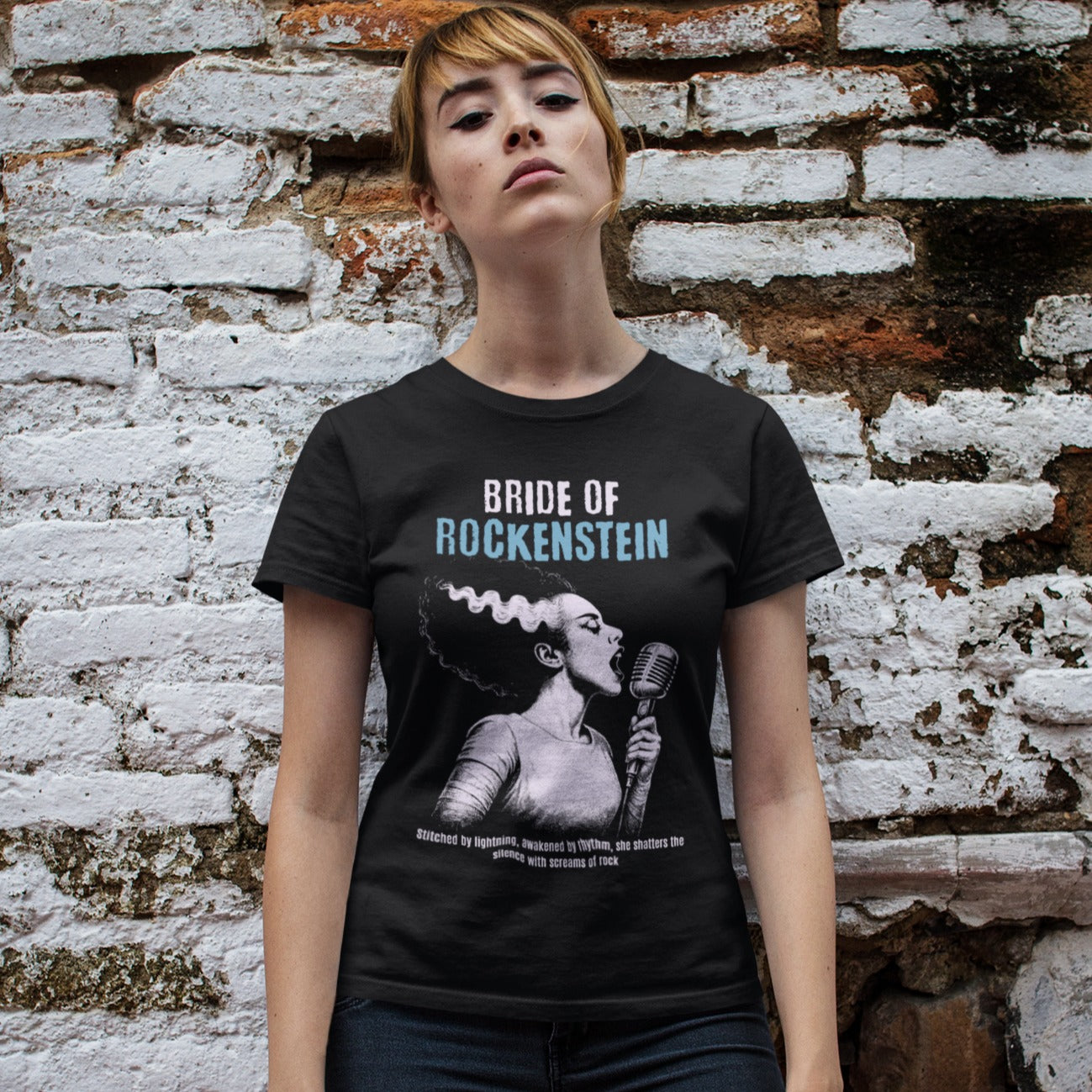 Bride of Rockenstein | Halloween Singer Tshirt