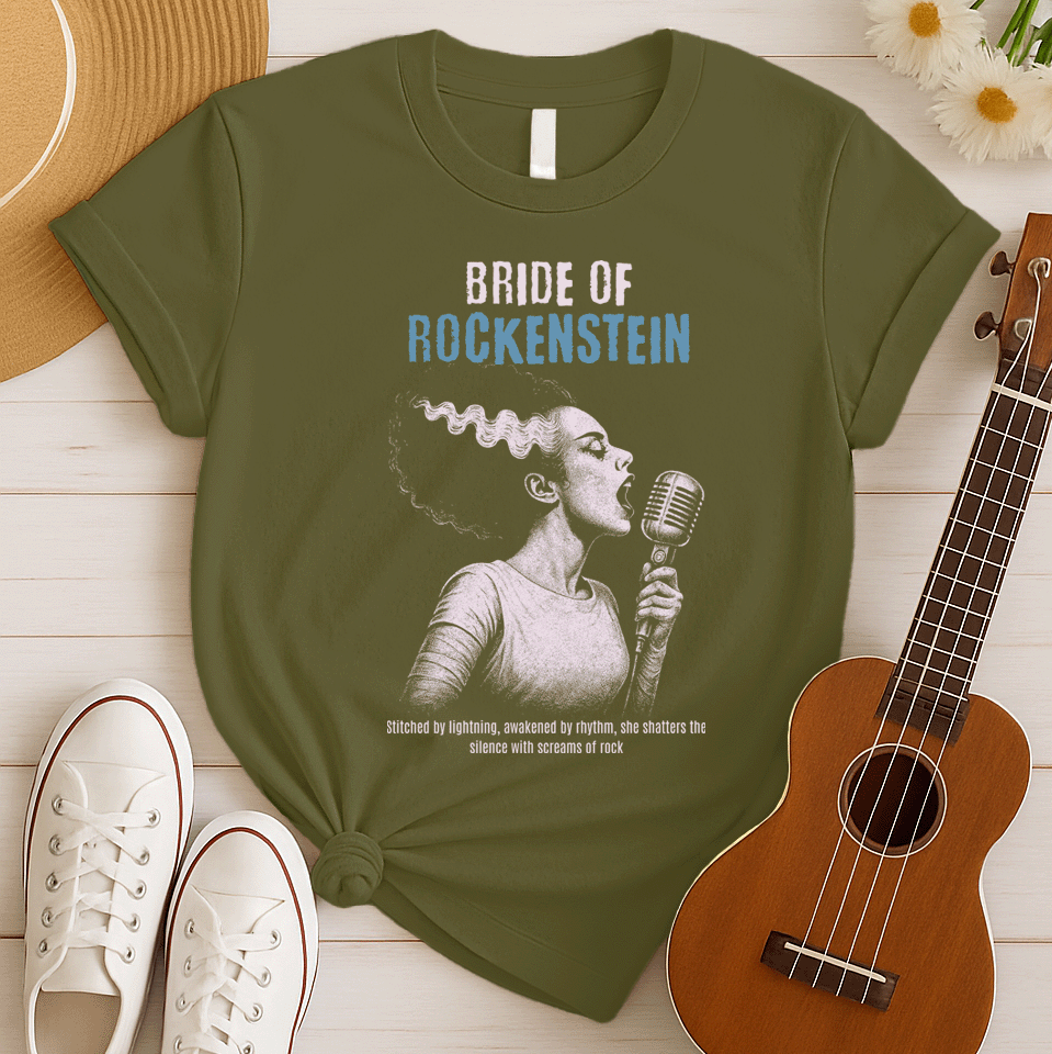 Bride of Rockenstein | Halloween Singer Tshirt
