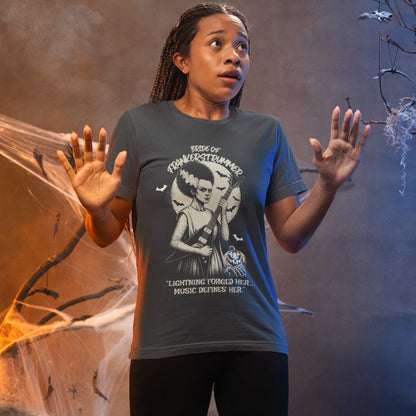 Bride of Frankenstrummer | Rock Halloween Tshirt