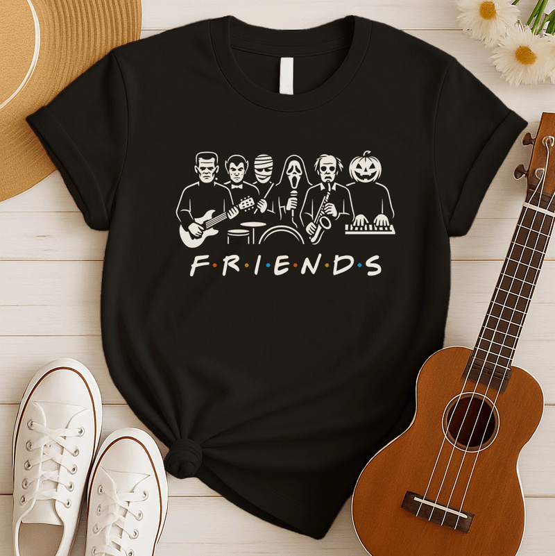 Monster Band Friends | Horror Halloween Tshirt