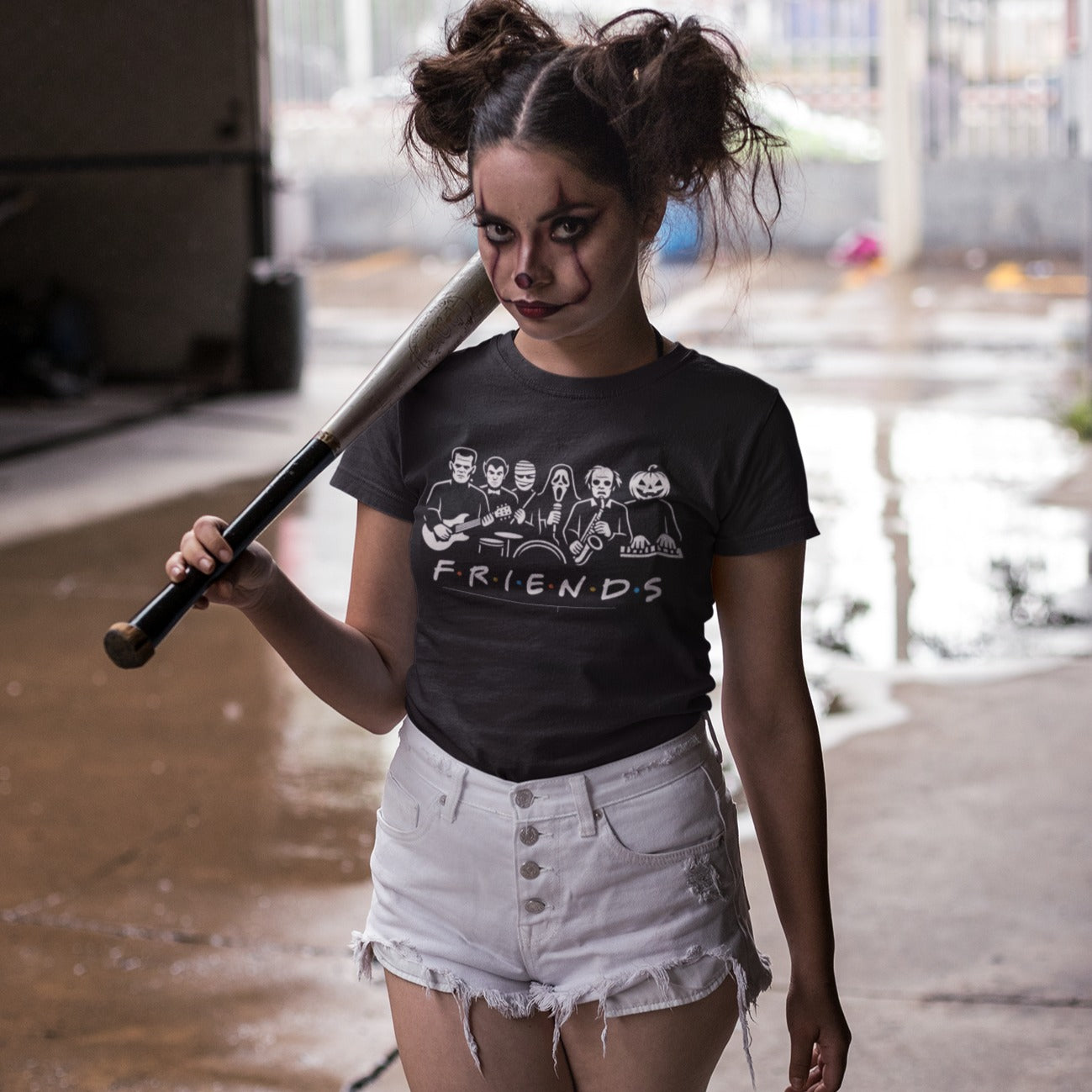Monster Band Friends | Horror Halloween Tshirt