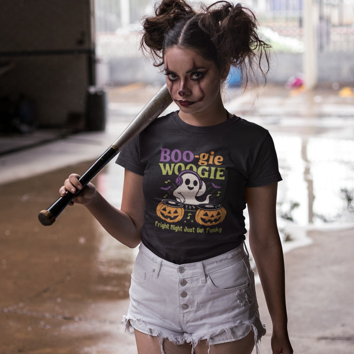 Boo-gie Woogie DJ | Nightparty Halloween Tshirt